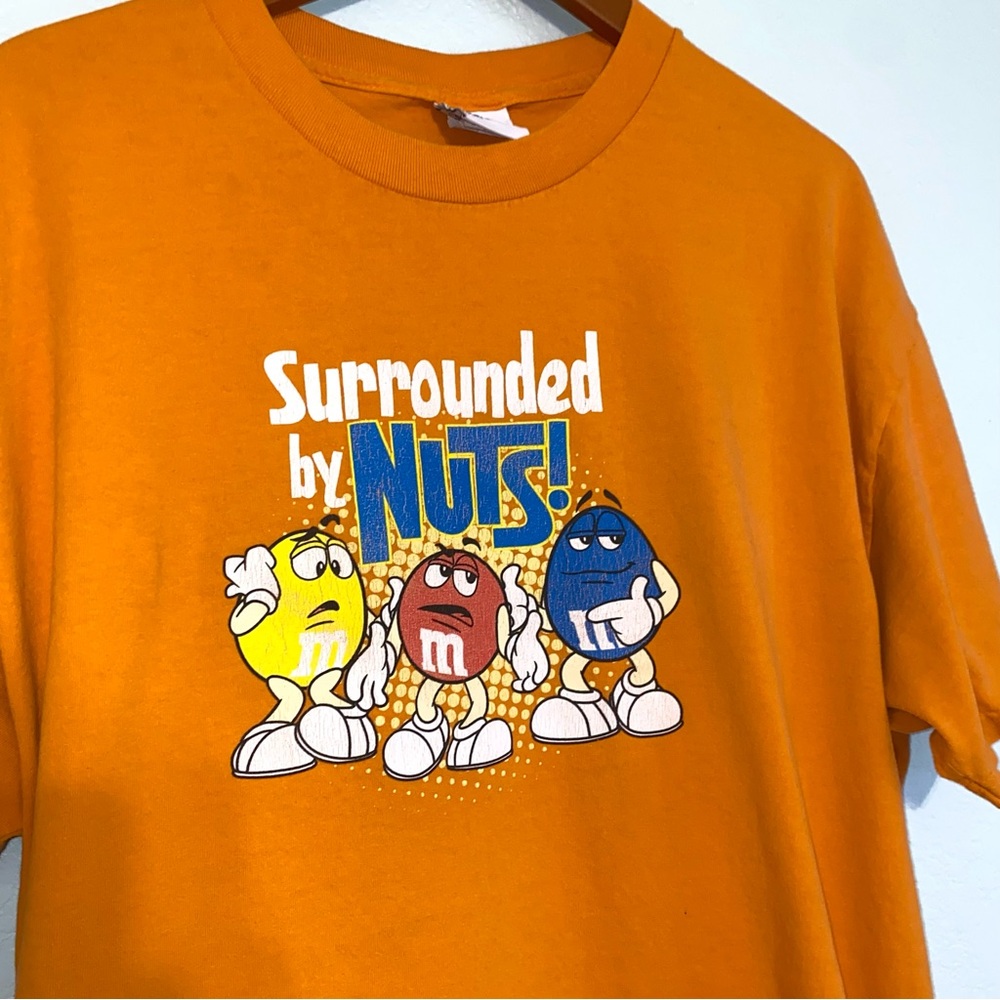 M&M’s Surrounded By Nuts Tee Orange XL